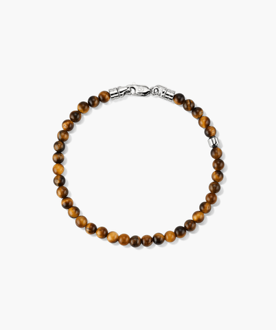 4mm Gemstone Beaded Bracelet