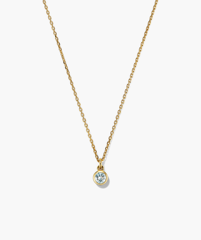 Sia Birthstone Pendant Necklace
