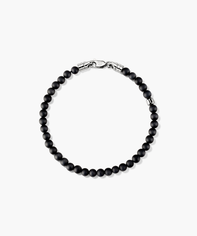 4mm Gemstone Beaded Bracelet