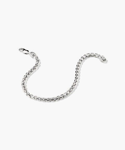 Round Box Chain Bracelet