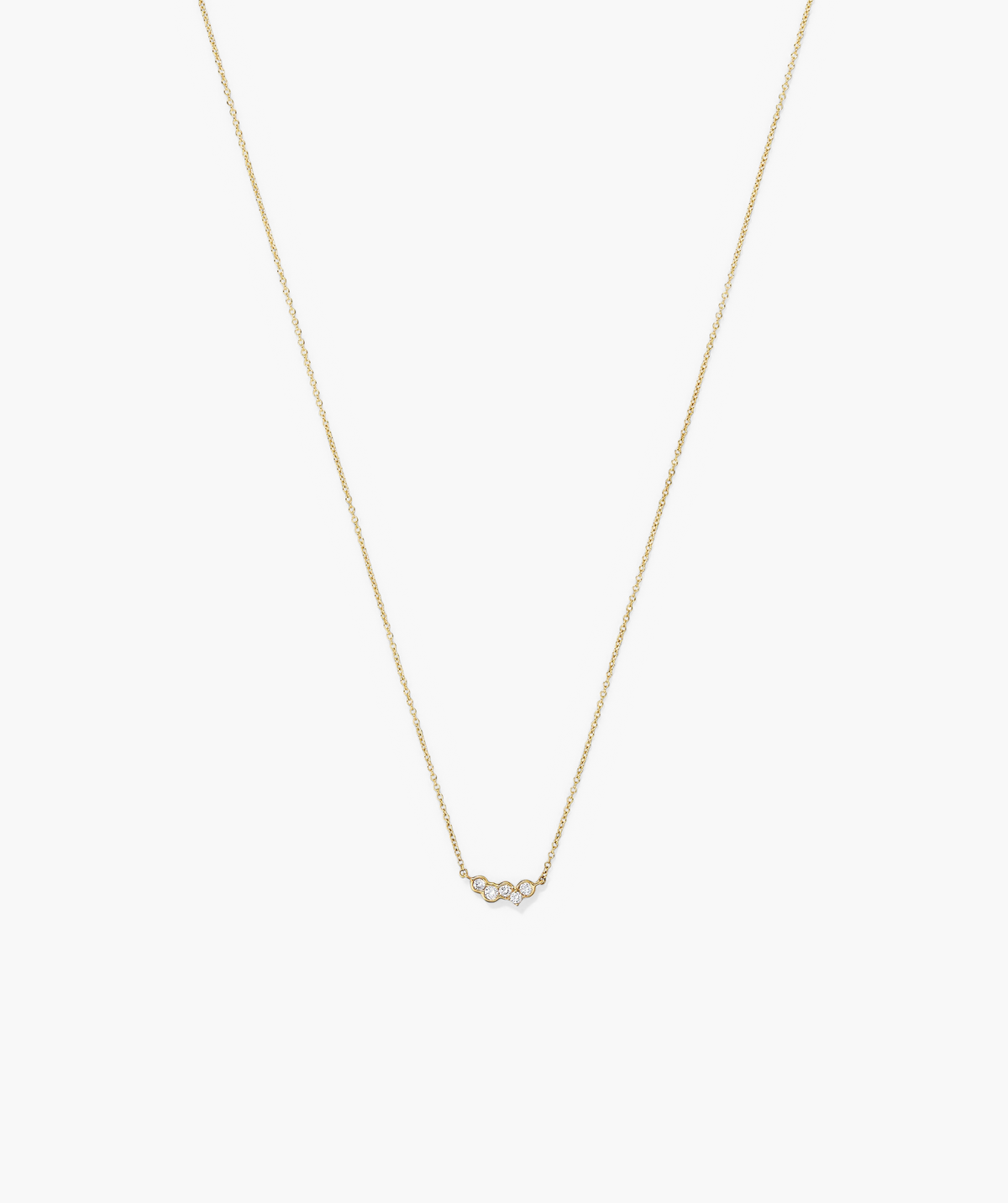Celeste Lab Grown Diamond Cluster Necklace