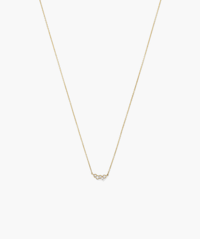 Celeste Lab Grown Diamond Cluster Necklace