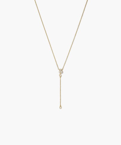 Celeste Lab Grown Diamond Lariat Necklace