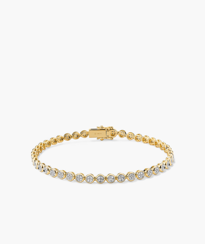 Micro-Pavé Diamond Rivière Bracelet