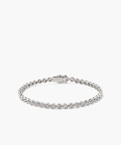 Micro-Pavé Diamond Rivière Bracelet