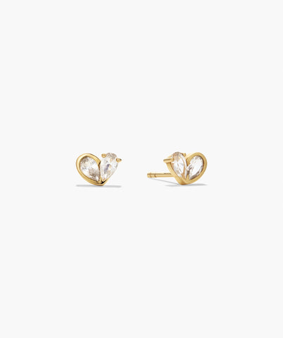 Two of Hearts Studs