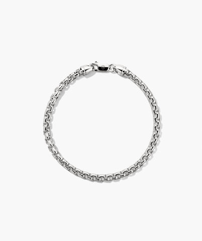 4mm Round Box Chain Bracelet