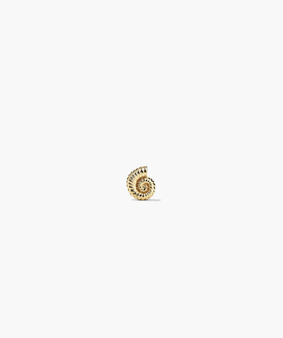 Single Ammonite Mini Stud