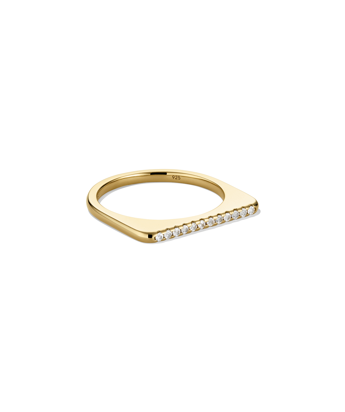 Pavé Puzzle Stacking Ring