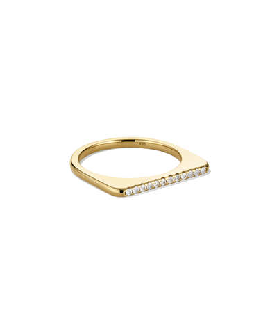 Pavé Puzzle Stacking Ring