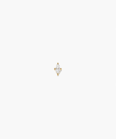 Piercing Studio - Single Lab Grown Diamond Marquise Stud