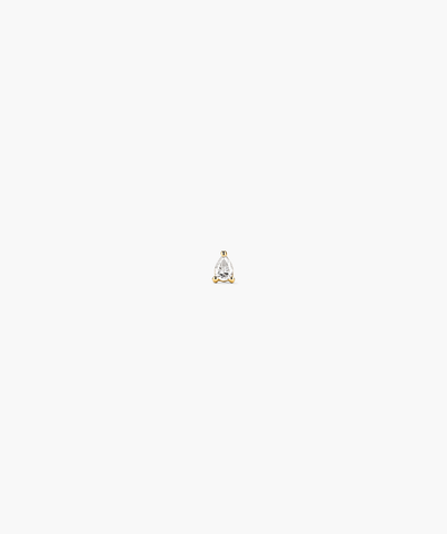 Piercing Studio - Pear Diamond Flat Back Stud