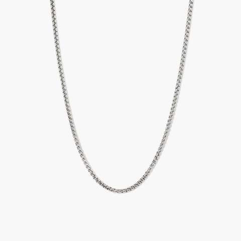 Round Box Chain Necklace