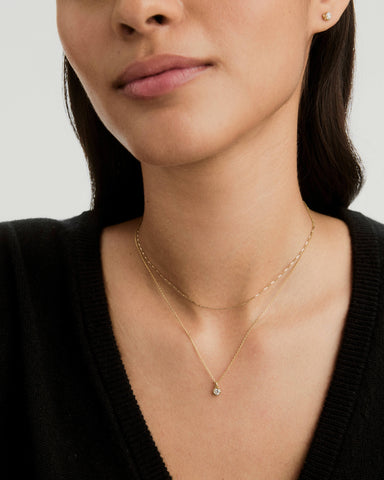 Sia Birthstone Pendant Necklace