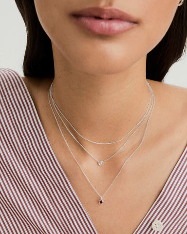 Sia Birthstone Pendant Necklace