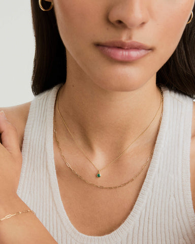 Sia Birthstone Pendant Necklace