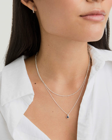 Sia Birthstone Pendant Necklace