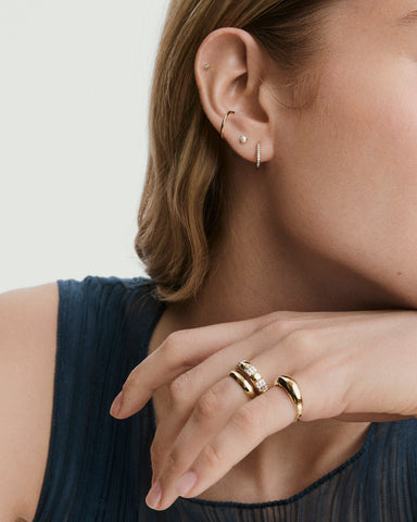 Piercing Studio - Single Gemstone Mini Flat Back Stud