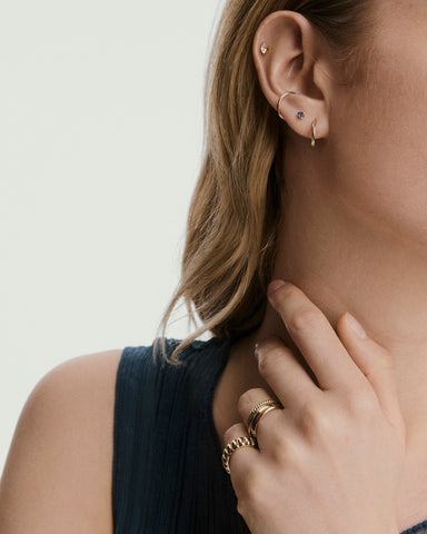 Piercing Studio - Single Gemstone Mini Flat Back Stud