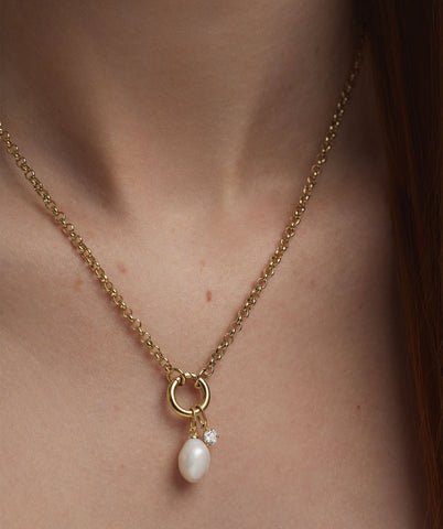 Organic Pearl Charm