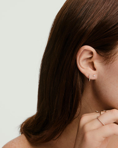 Piercing Studio - Single Diamond Mini Flat Back Stud
