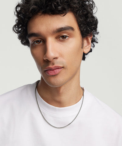 Round Box Chain Necklace