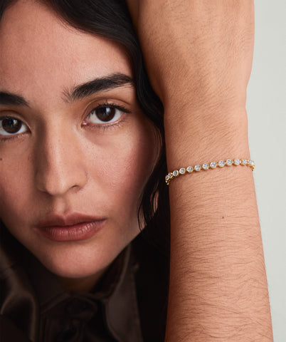 Micro-Pavé Diamond Rivière Bracelet