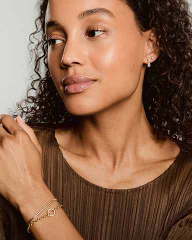 Ada Double Pear Drop Earrings
