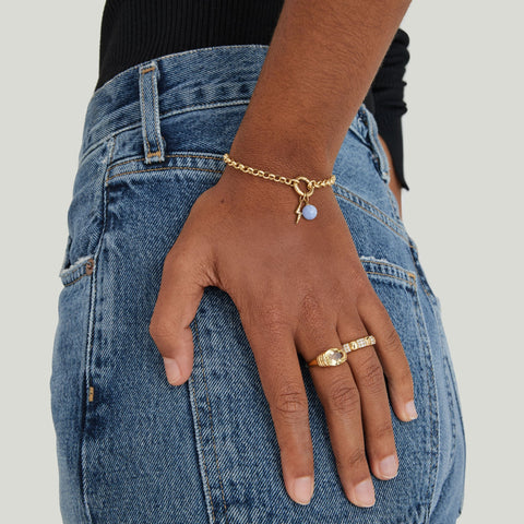 Rolo Chain Charm Bracelet