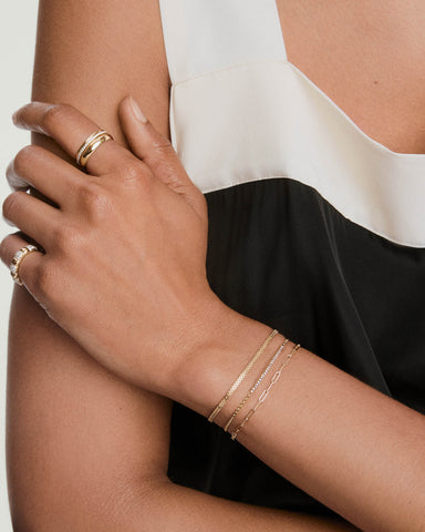 Pave Diamond Bar Bracelet