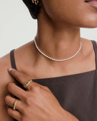 Tiny Pearl Necklace