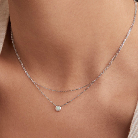Layered Opal Necklace