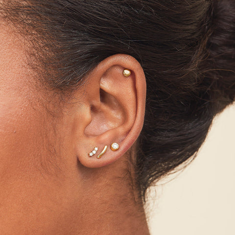 Piercing Studio - Solo Diamond Flat Back Stud