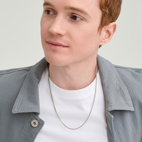 Round Box Chain Necklace