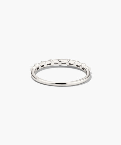 Baguette Diamond Half Eternity Band