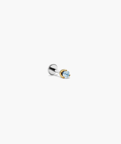 Piercing Studio - Single Gemstone Mini Flat Back Stud