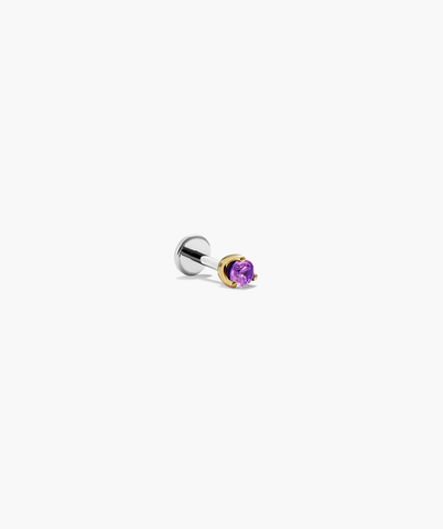 Piercing Studio - Single Gemstone Mini Flat Back Stud