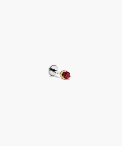 Piercing Studio - Single Gemstone Mini Flat Back Stud