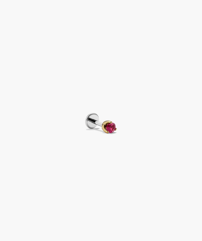 Piercing Studio - Single Gemstone Mini Flat Back Stud