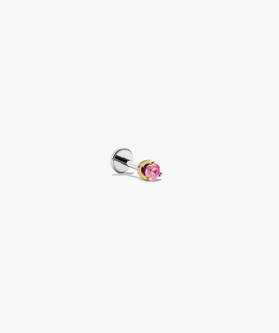 Piercing Studio - Single Gemstone Mini Flat Back Stud