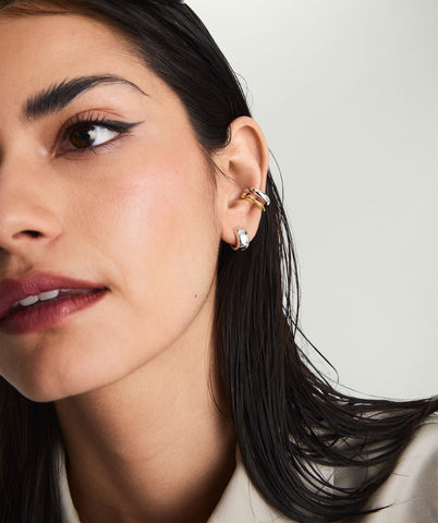 Single Duet Mixed Ear Cuff