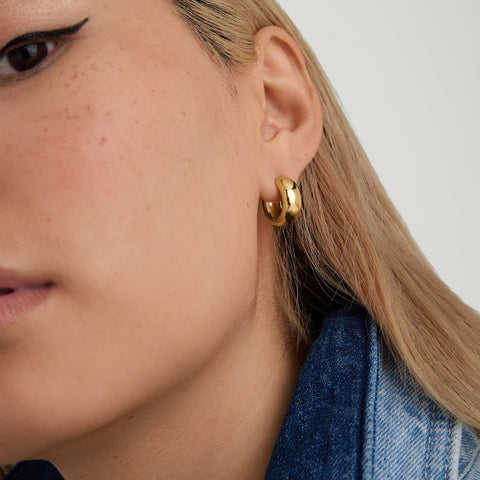 Chunky Medium Hoops