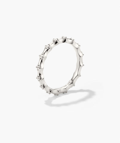 Charlotte Crest Stacker Ring