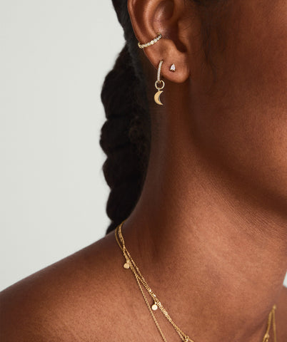 Piercing Studio - Pear Diamond Flat Back Stud