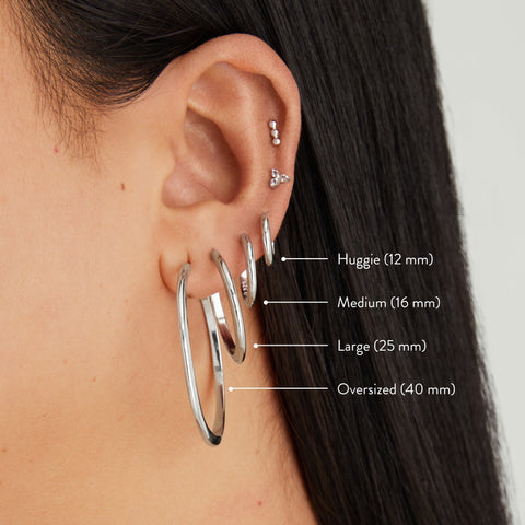 Tube Medium Hoops