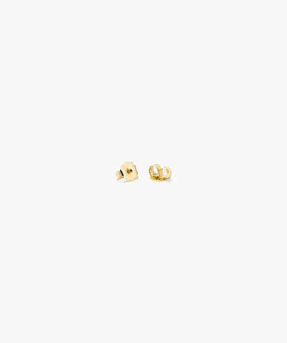 Mini Heart Pavé Diamond Stud Earrings
