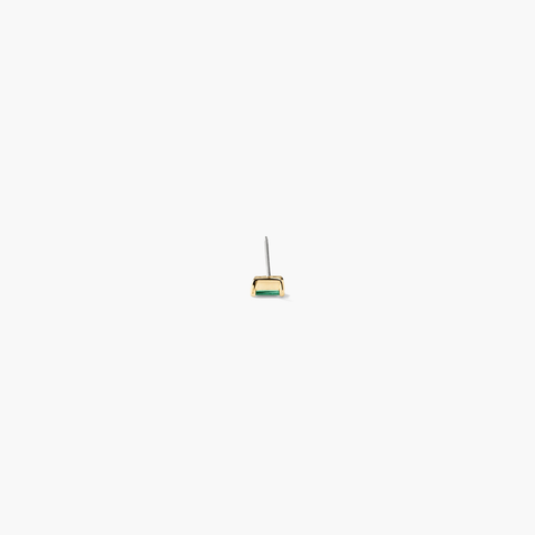 Piercing Studio - Baguette Gemstone Flat Back Stud