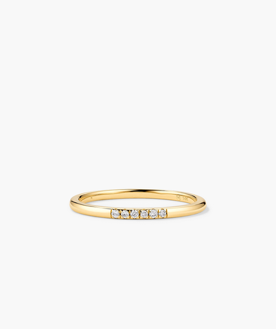 Diamonds Line Ring