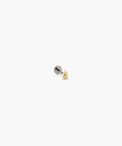 Piercing Studio - Single Puffy Pyramid Flat Back Stud