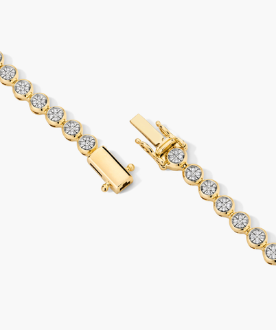 Micro-Pavé Diamond Rivière Bracelet
